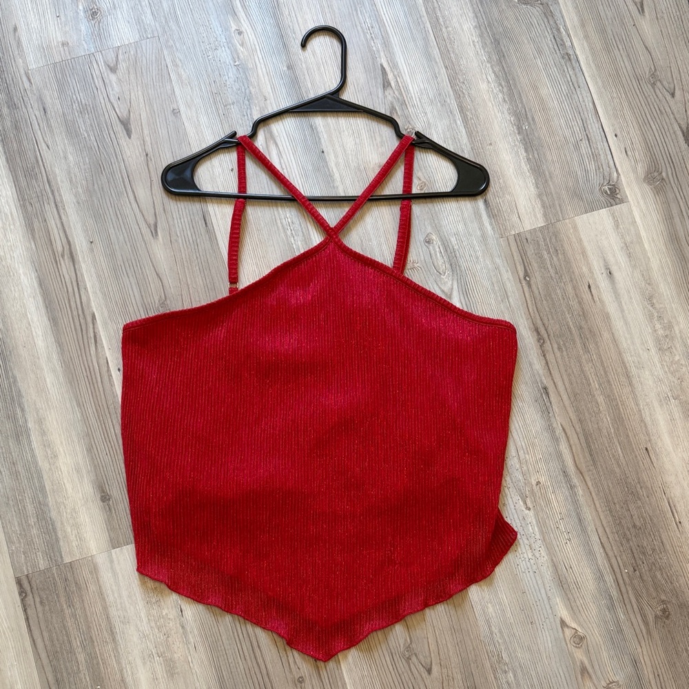 No Boundaries Vibrant Red Camisole